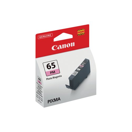 Canon CLI-65PM Inkjet Cartridge Photo Magenta 4221C001 CO15941 Buy online at Office 5Star or contact us Tel 01594 810081 for assistance