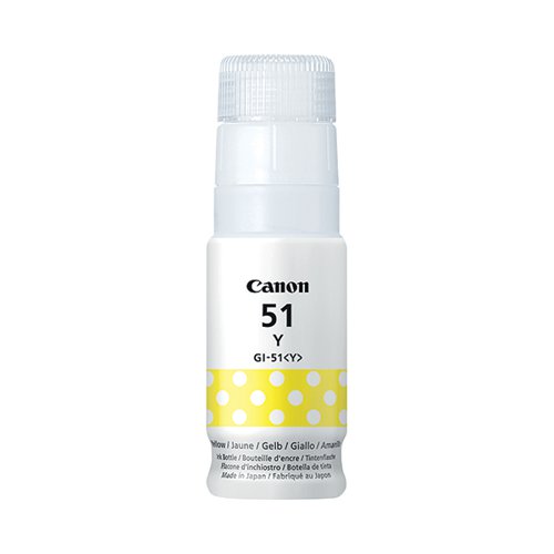 Canon GI-51 Yellow Ink Bottle 4548C001