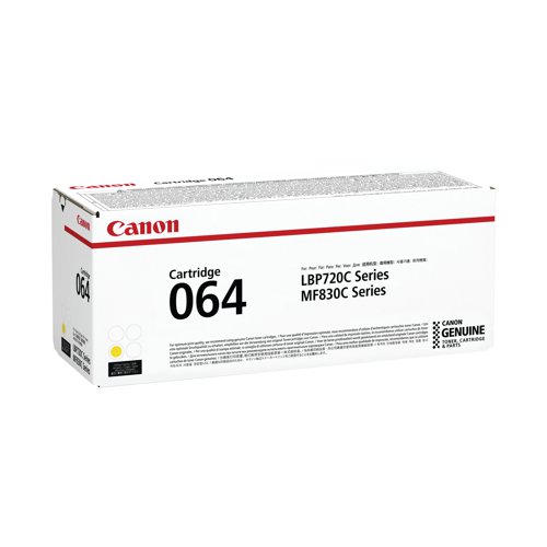 Canon 064 Toner Cartridge Yellow 4931C001 - CO18249