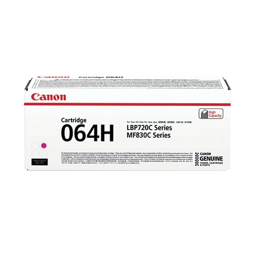 Canon 064H Toner Cartridge High Yield Magenta 4934C001 Toner CO18252