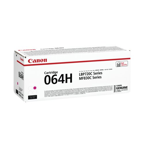 CO18252 Canon 064H Toner Cartridge High Yield Magenta 4934C001