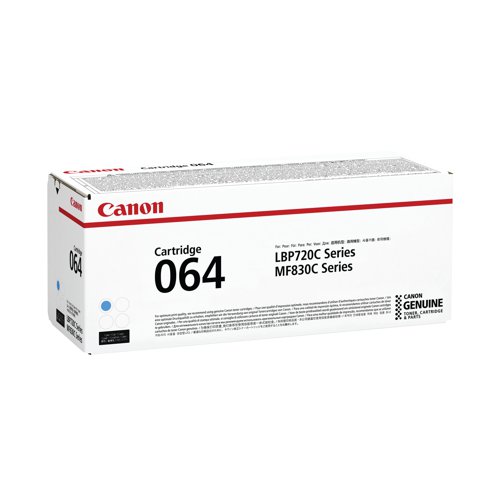 Canon 064 Toner Cartridge Cyan 4935C001