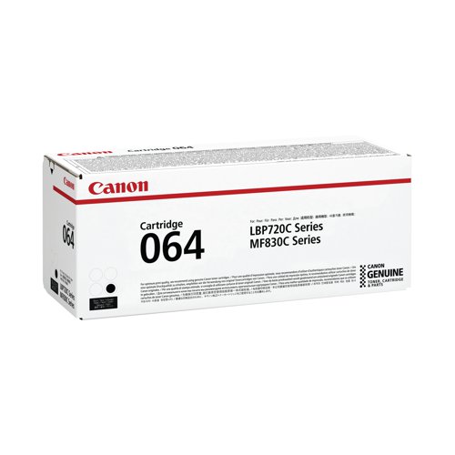 Canon 064 Toner Cartridge Black 4937C001 - CO18255