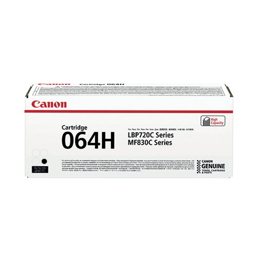 CO18256 Canon 064H Toner Cartridge High Yield Black 4938C001