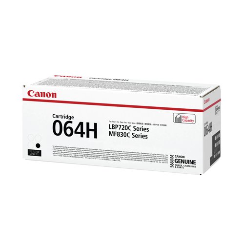Canon 064H Toner Cartridge High Yield Black 4938C001 Toner CO18256