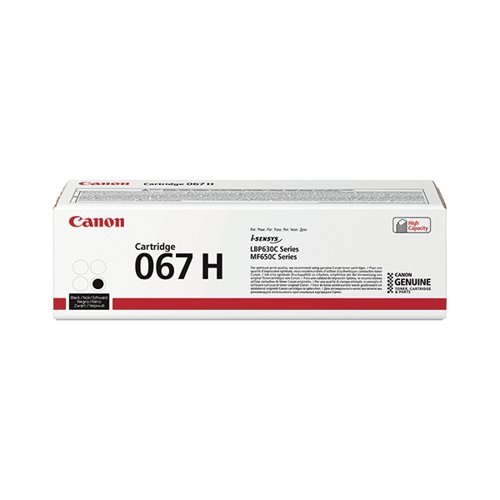 Canon 067H Toner Cartridge High Yield Black 5106C002