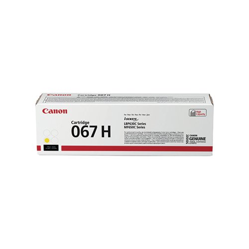 CO18759 Canon 067H Toner Cartridge High Yield Yellow 5103C002