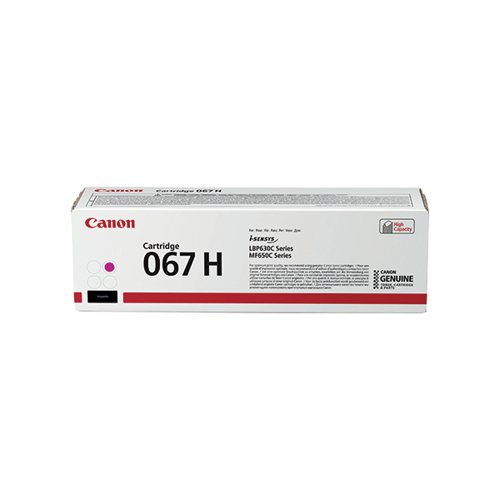 Canon 067H Toner Cartridge High Yield Magenta 5104C002