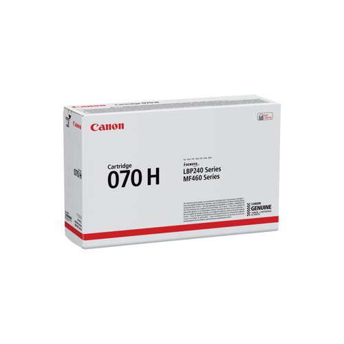 Canon 070 H Toner Cartridge High Yield Black 5640C002 Toner CO19804