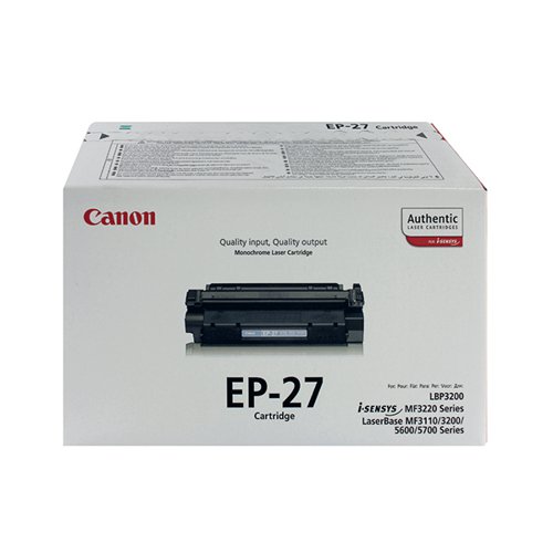 Canon EP-27 Black Toner Cartridge 8489A002