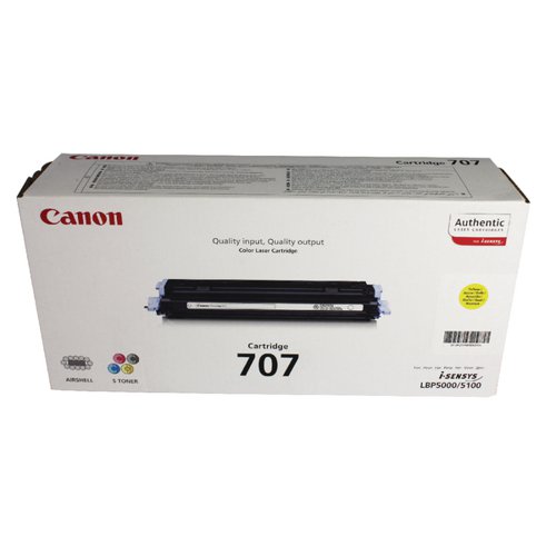 Canon 707Y Yellow Toner Cartridge 9421A004