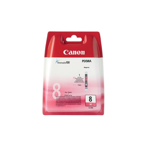 Canon CLI-8M Inkjet Cartridge Magenta 0622B001 - CO27270