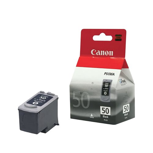 Canon PG-50BK Inkjet Cartridge High Yield Black 0616B001 - CO27340