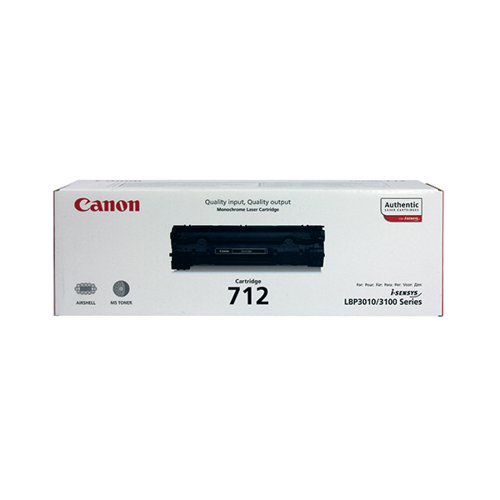 Canon 712 Toner Cartridge Black 1870B002 Toner CO41764