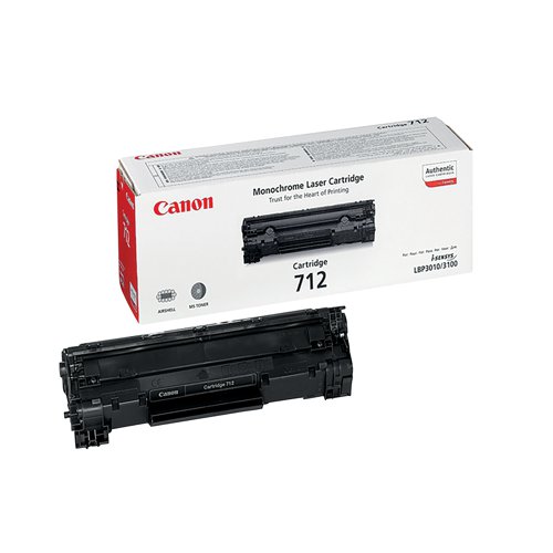 Canon 712 Toner Cartridge Black 1870B002