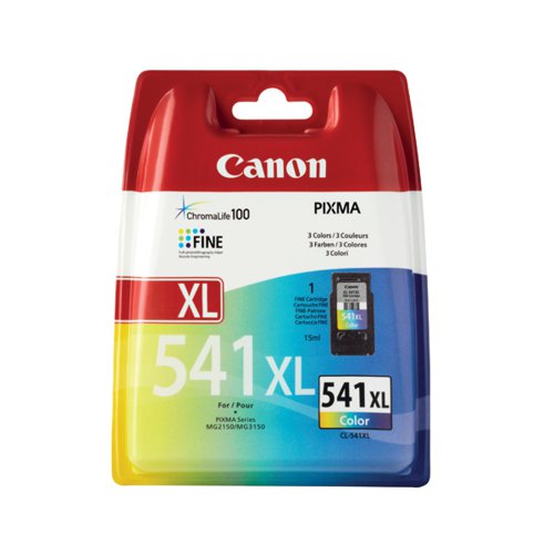 Canon CL-541 Colour XL Ink Cartridge Blister Pack 5226B004