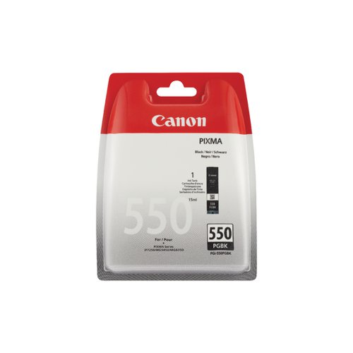 Canon PGI-550 Black Ink Cartridge Blistered Security 6496B004
