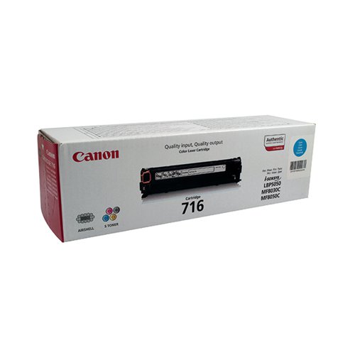 Canon 716C Toner Cartridge Cyan 1979B002