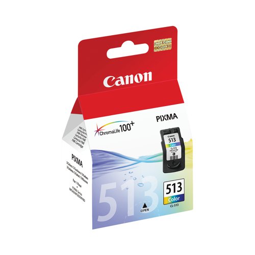 Canon CL-513 Inkjet Cartridge High Yield Tri-Colour Cyan/Magenta/Yellow 2971B001