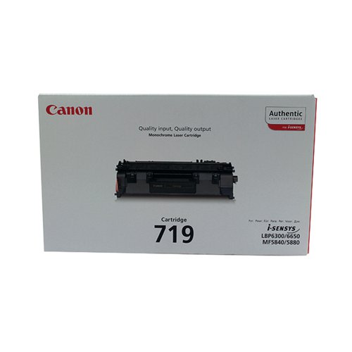Canon 719 Toner Cartridge Black 3479B002