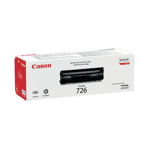 Canon 726 Toner Cartridge Black 3483B002 - CO67532
