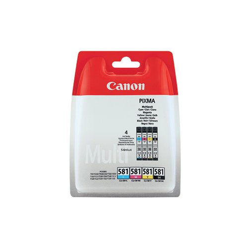 Canon CLI-581 Inkjet Cartridge Multipack CMYK 2103C007