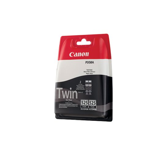 Canon PGI-525 Inkjet Cartridge Twin Pack Black 4529B017