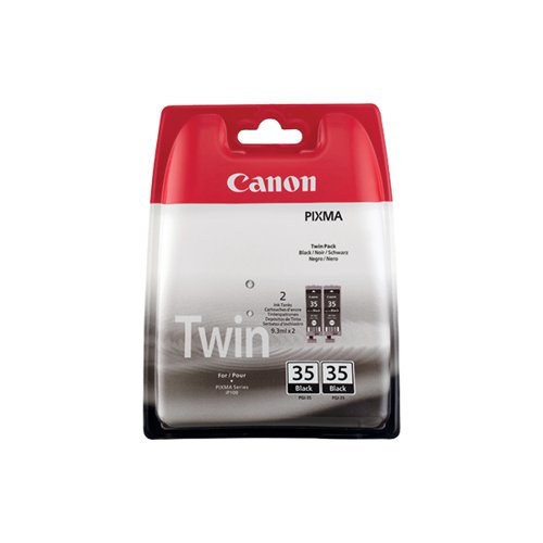 Canon PGI-35 Inkjet Cartridge Twin Pack Black 1509B029