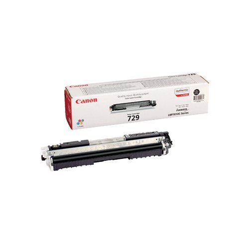 Canon 729BK Toner Cartridge Black 4370B002 CO68435 Buy online at Office 5Star or contact us Tel 01594 810081 for assistance