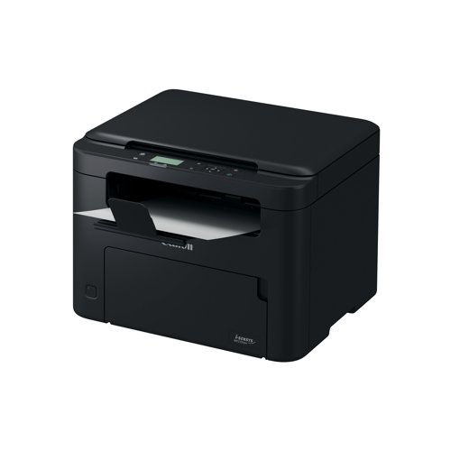 The Canon i-SENSYS LBP272dw A4 mono multi-function laser printer is able to print, copy and scan documents. Designed for use in small offices and at home. Protects your documents, devices and network from viruses and data theft with 360-degree security. Features include secure start up and a security navigation guide. With a print speed and copy speed of up to 29 ppm (A4), with duplex printing providing a print speed of up to 18.5 ipm (A4). Print resolution of up to 2400 equivalent x 600 dpi. Copy resolution of up to 600 x 600 dpi, copy 1-sided to 2-sided (automatic). Also offers colour scanning (flatbed), with optical scan resolution of up to 600 x 600 dpi. Scan to PC: Jpeg (single page only), Scan to cloud: TIFF/JPEG/PDF/PNG. Comes with a standard paper input 150-sheet cassette and 1 sheet multi-purpose tray. All operated via a 5 line black and white LCD control panel. Connect with USB 2.0 Hi-Speed, 10BASE-T/100BASE-TX, Wireless 802.11b/g/n, Wireless Direct Connection. Advanced printing features: Microsoft Universal Print support; iOS: AirPrint, Canon PRINT Business app; Android: Mopria certified, Canon PRINT Business app and Canon Print Service Plug-in. Supplied with 700 page starter cartridge (Black).