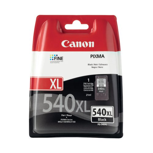 Canon PG-540XL Black Ink Cartridge 5222B001