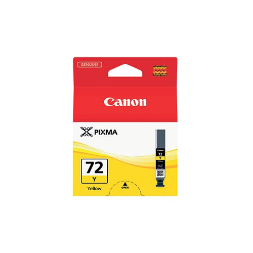 Canon PGI-72Y Yellow Inkjet Cartridge 6406B001