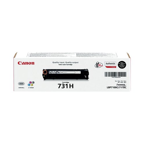 Canon 731H Black High Yield Toner Cartridge 6273B002 Toner CO90481