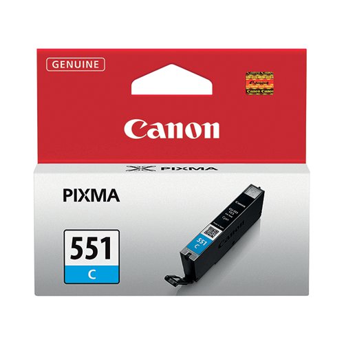 Canon CLI-551C Inkjet Cartridge Cyan 6509B001