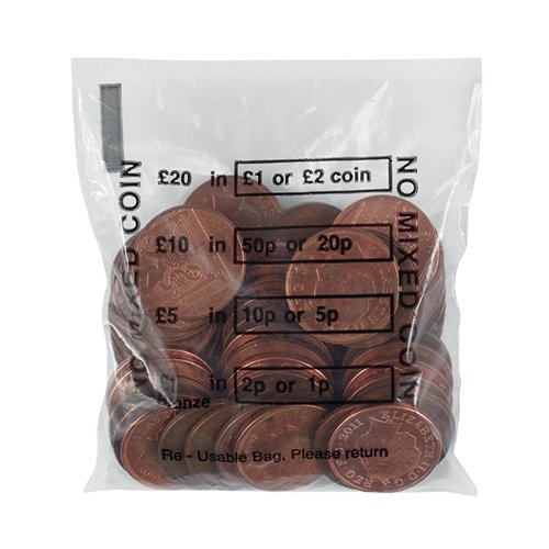 Cash Denominated Coin Bag (Pack of 5000) BEVORBS0001