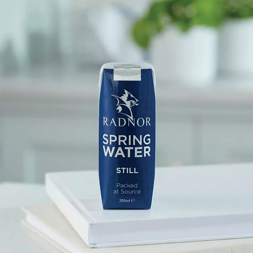 Radnor Still Spring Water 250ml Tetra Pak (Pack of 24) 0201025 CPD00871 Buy online at Office 5Star or contact us Tel 01594 810081 for assistance