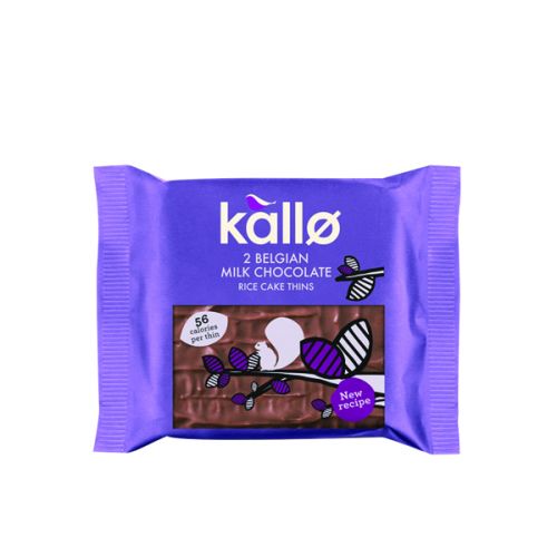 Kallo Milk Chocolate Rice Cake Thin (Pack of 21) 0401171