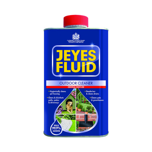 Jeyes Fluid Outdoor Disinfectant 1 Litre (Use on drains, patios and conservatories) 1004028