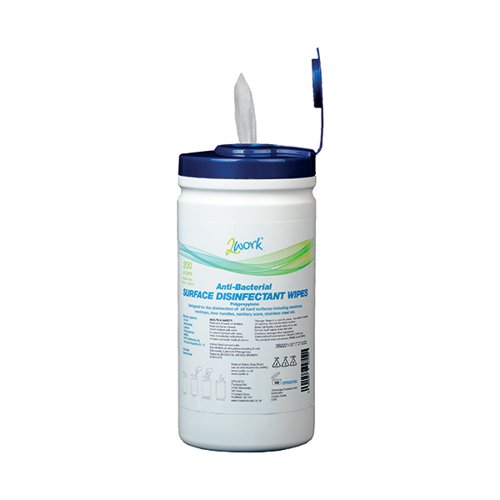 2Work Disinfectant Wipes (Pack of 200) CPD24702 CPD24702 Buy online at Office 5Star or contact us Tel 01594 810081 for assistance