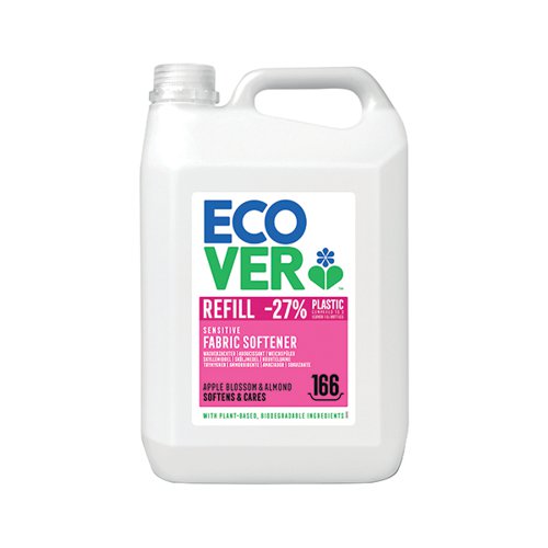 Ecover Sensitive Fabric Conditioner Refill 166 Wash 5L Apple Blossom 1012078