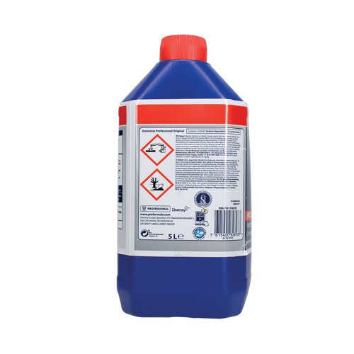 Domestos Professional Bleach 5 Litre VDLDO5 CPD72208 Buy online at Office 5Star or contact us Tel 01594 810081 for assistance