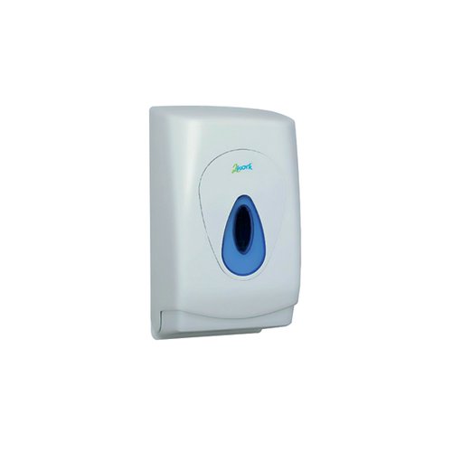 2Work Bulk Pack Toilet Tissue Dispenser White CPD97304 CPD97304 Buy online at Office 5Star or contact us Tel 01594 810081 for assistance