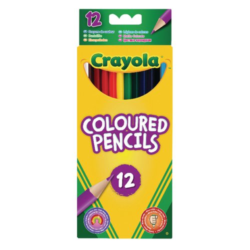 Crayola 12 Assorted Pencil Coloured Pencils (Pack of 12) 3.3612