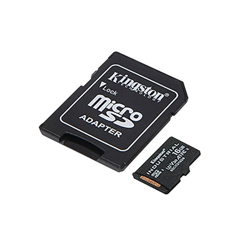Kingston Industrial MicroSD Memory Card 8GB SD Adapter SDCIT2/8GB CSA32101 Buy online at Office 5Star or contact us Tel 01594 810081 for assistance