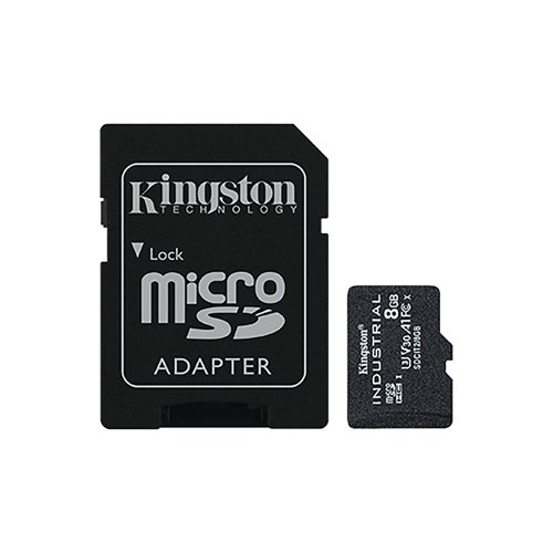 Kingston Industrial MicroSD Memory Card 16GB SD Adapter SDCIT2/16GB Kingston Technology