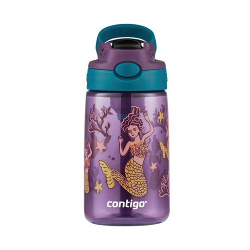 Contigo Easy Clean Autospout Bottle 14oz/420ml Purple Mermaids 2127478 CTG16260 Buy online at Office 5Star or contact us Tel 01594 810081 for assistance