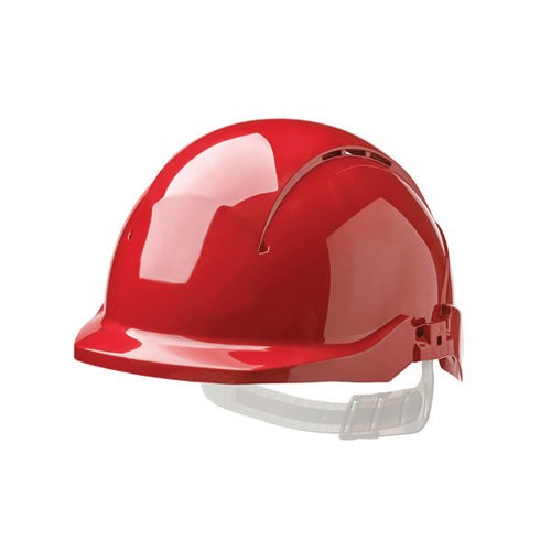 Centurion Concept Reduced Peak Vented Safety Helmet Red