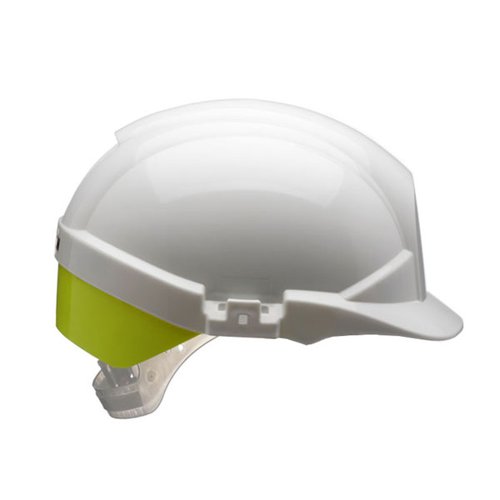 Centurion Reflex Wheel Ratchet Safety Helmet with Yellow Flash