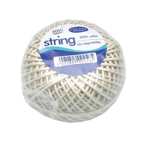 County Cotton String Ball Medium 60 Metres C176