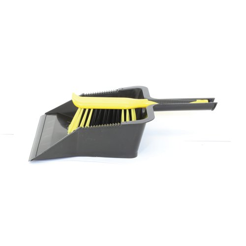 Bulldozer Dustpan and Brush Set HQ.8015/BY Brooms, Mops & Buckets CX00421